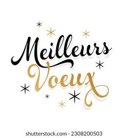 Meilleurs voeux : Best wishes in french language