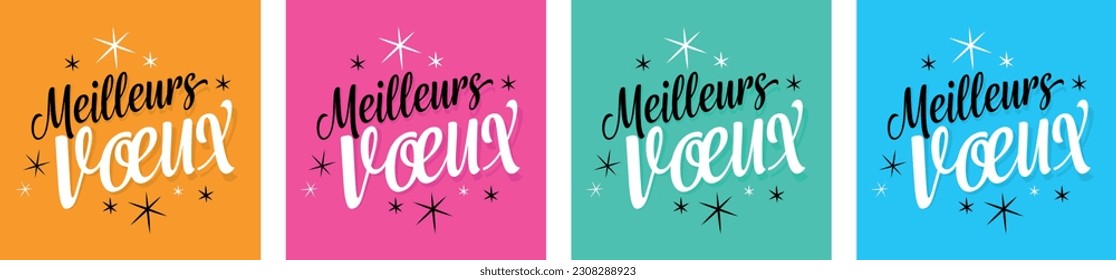 Meilleurs voeux : Best wishes in french language