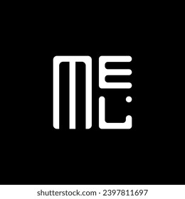 MEL letter logo vector design, MEL simple and modern logo. MEL luxurious alphabet design  