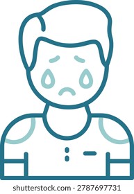 Melancholy Creative Illustration Icon Design