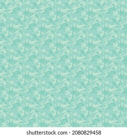 Melange texture style vector pattern background. Abstract backdrop with marl or water surface effect. Scattered glitch grain variegated textured repeat. Monochrome pastel teal all over print