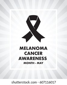 melanoma ribbon
