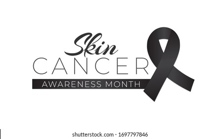 Melanoma And Skin Cancer Awareness Month Isolated Logo Icon Sign