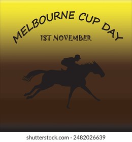 Día de la Copa de Melbourne, Ilustración vectorial