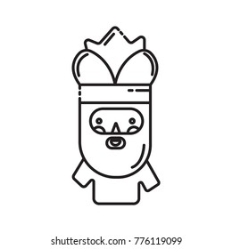 melchior king icon outline