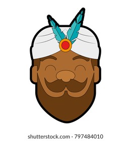melchior king wizard head avatar character