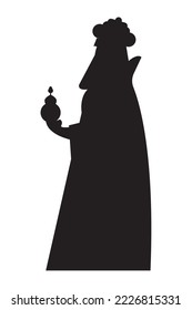 melchior wise man silhouette character