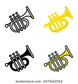  The Mellophone icon represents a brass instrument used in marching bands for mid-range, mellow tones.