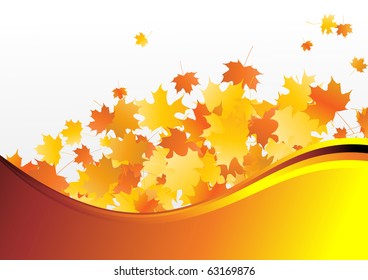 Mellow autumn. Clip-art