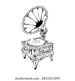 Melodic Gramophone Phonograph Music Player Design
