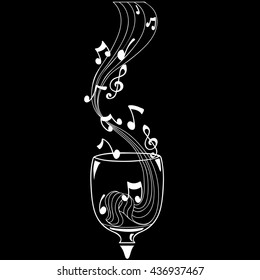 melody in a glass