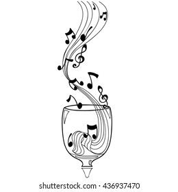 melody in a glass