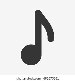 Melody icon illustration isolated vector sign symbol