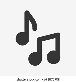 Melody icon illustration isolated vector sign symbol