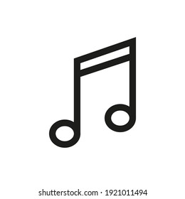 melody icon. melody vector design