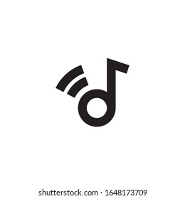 Melody logo template vector icon design