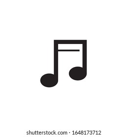 Melody logo template vector icon design