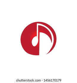 melody music icon logo design