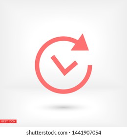 melody vector icon , Lorem ipsum flat design