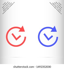 melody vector icon , Lorem ipsum flat design