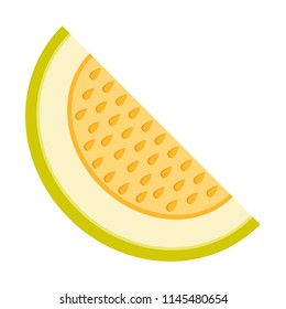 Melon cartoon vector. free space for text. wallpaper. background.