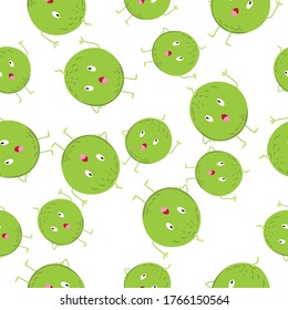 Melon Fruit Cartoon Character Design Graphic suitable for your design needs: logos, illustrations, animations, t-shirt designs, etc.