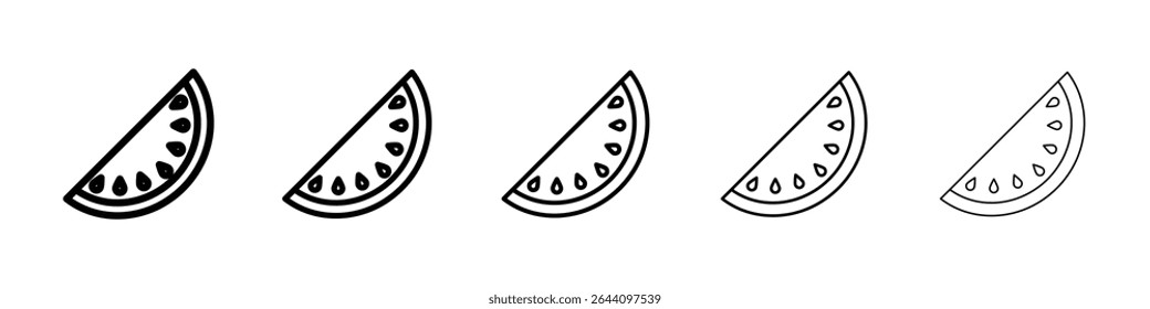 Melon icon concept. graphic design, logo, Web, UI.