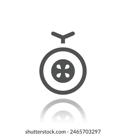 Melon Icon, Fruit, Vector Illustration