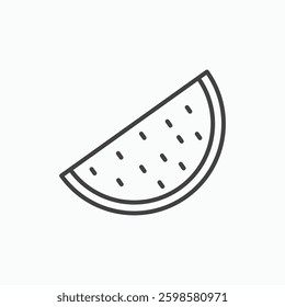 Melon icon isolated on white background