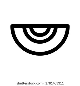 melon icon or logo isolated sign symbol vector illustration - high quality black style vector icons
