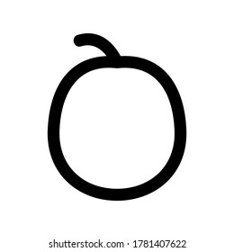 melon icon or logo isolated sign symbol vector illustration - high quality black style vector icons
