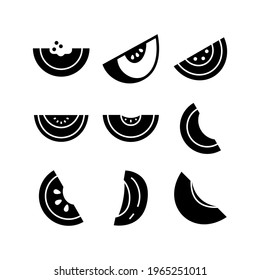 melon icon or logo isolated sign symbol vector illustration - Collection of high quality black style vector icons
