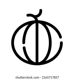 melon icon or logo isolated sign symbol vector illustration - high quality black style vector icons
