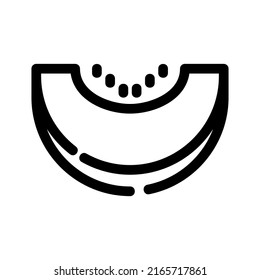 melon icon or logo isolated sign symbol vector illustration - high quality black style vector icons
