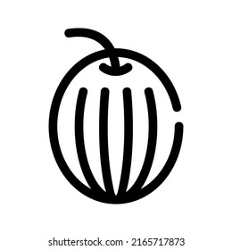 melon icon or logo isolated sign symbol vector illustration - high quality black style vector icons
