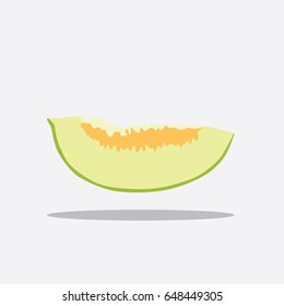 Melon icon, vector illustration design. Fruits collection.