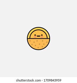 melon icon vector illustrator sign