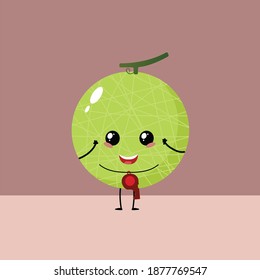 Melon Kawaii Cute Illustration Character