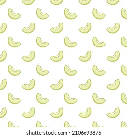 Melon pattern background. melon on white background. wallpaper. symbol. logo design.