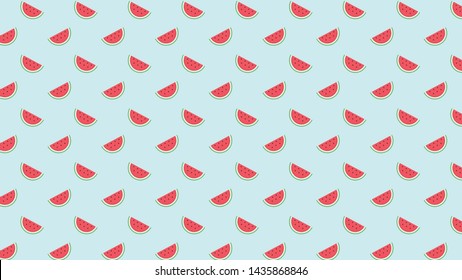 melon pattern vector. wallpaper. free space for text. red melon pattern.