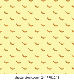 Nahtloses Melonenmuster. Veganer Bio-Öko-Frucht-Hintergrund. Vektorillustration.