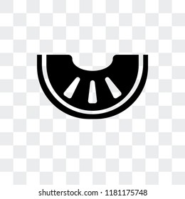 Melon vector icon isolated on transparent background, Melon logo concept
