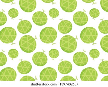 melon vector. melon pattern vector. wallpaper. copy space.