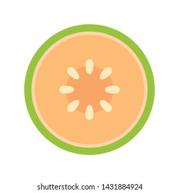 Melon vector. wallpaper. Melon logo. sign. symbol.