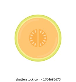 Melon vector. wallpaper. Melon logo. sign. symbol.