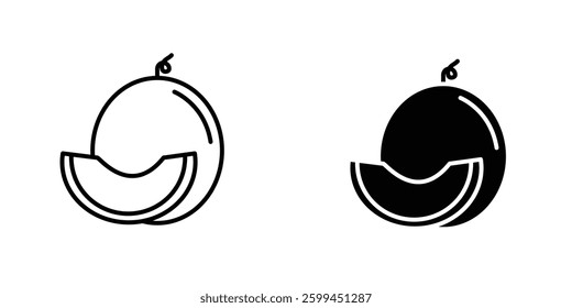 Melonicons for ui. vector illustration