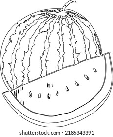 Melons are rounded or elongate, of yellow or green rind, sometimes combined depending on the variety.