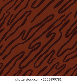 melt chocolate background. dripping chocolate illustration for banner or packaging design. flowing chocolate pattern wavy background.