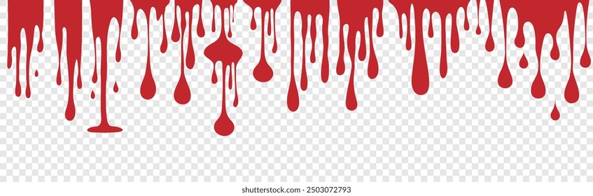 melt liquid blood vector stain drip