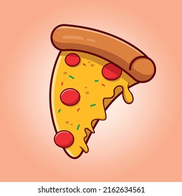 Melt Pizza with Sosis Topping